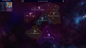 View of the galactic map